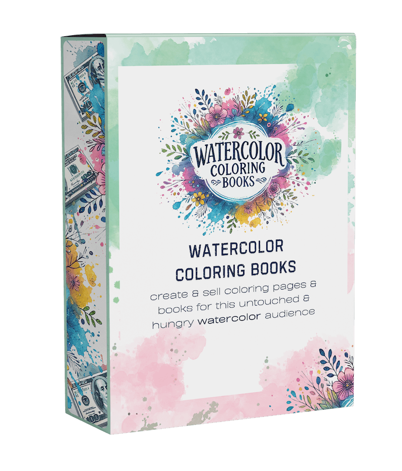 Watercolor Coloring Books