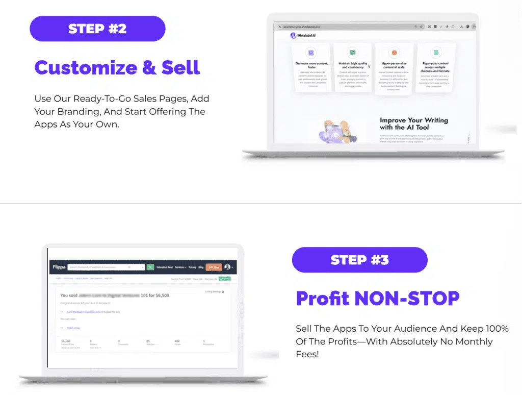 Whitelabel AI Step 2-3