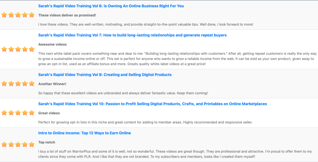 10 Passive Income Methods for Solopreneurs Testimonials