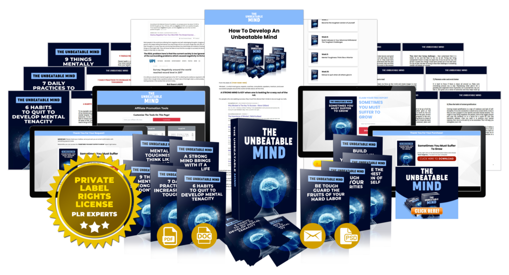 The Unbeatable Mind PLR