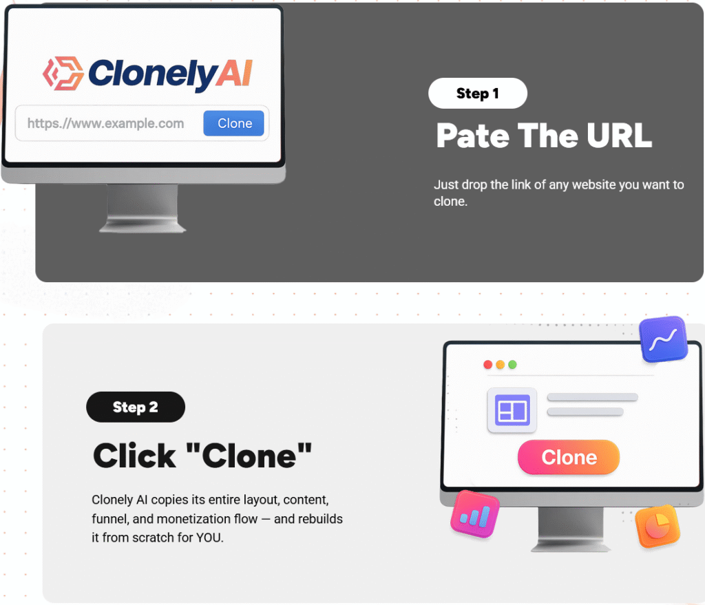 ClonelyAI Step 1-2
