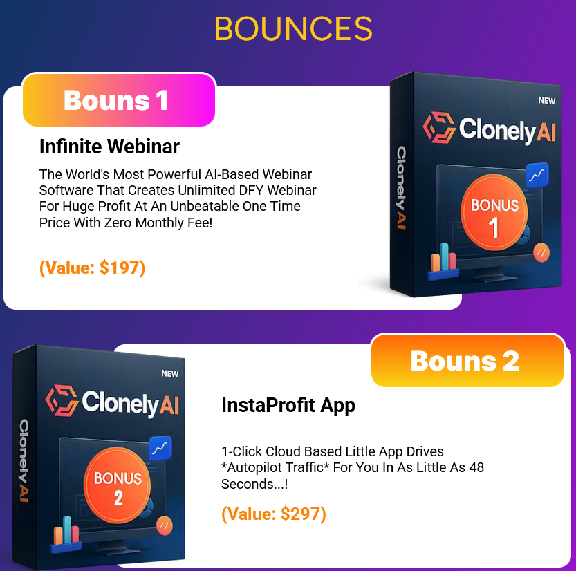 ClonelyAI Bonus 1-2