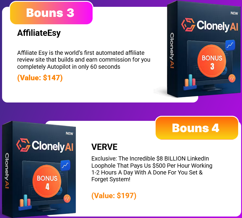 ClonelyAI Bonus 3-4