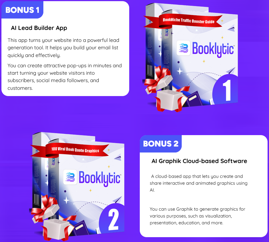 Booklytic Bonus 1-2