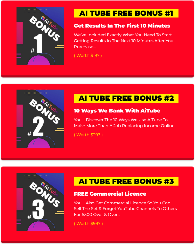 AITube Bonus 1-2-3