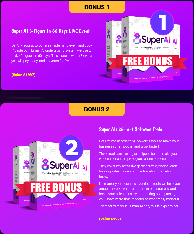 Super AI Bonus 1-2