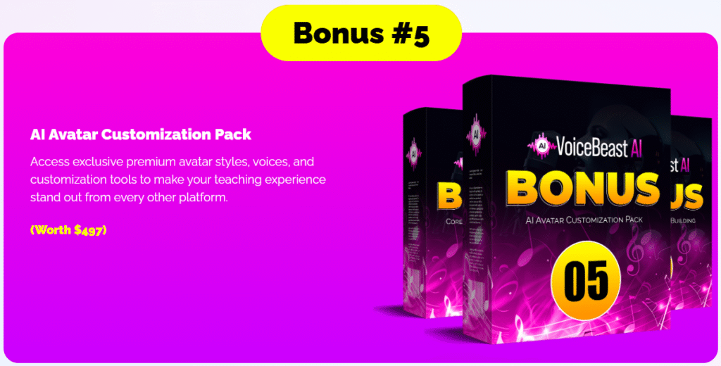 VoiceBeast AI Bonus 5