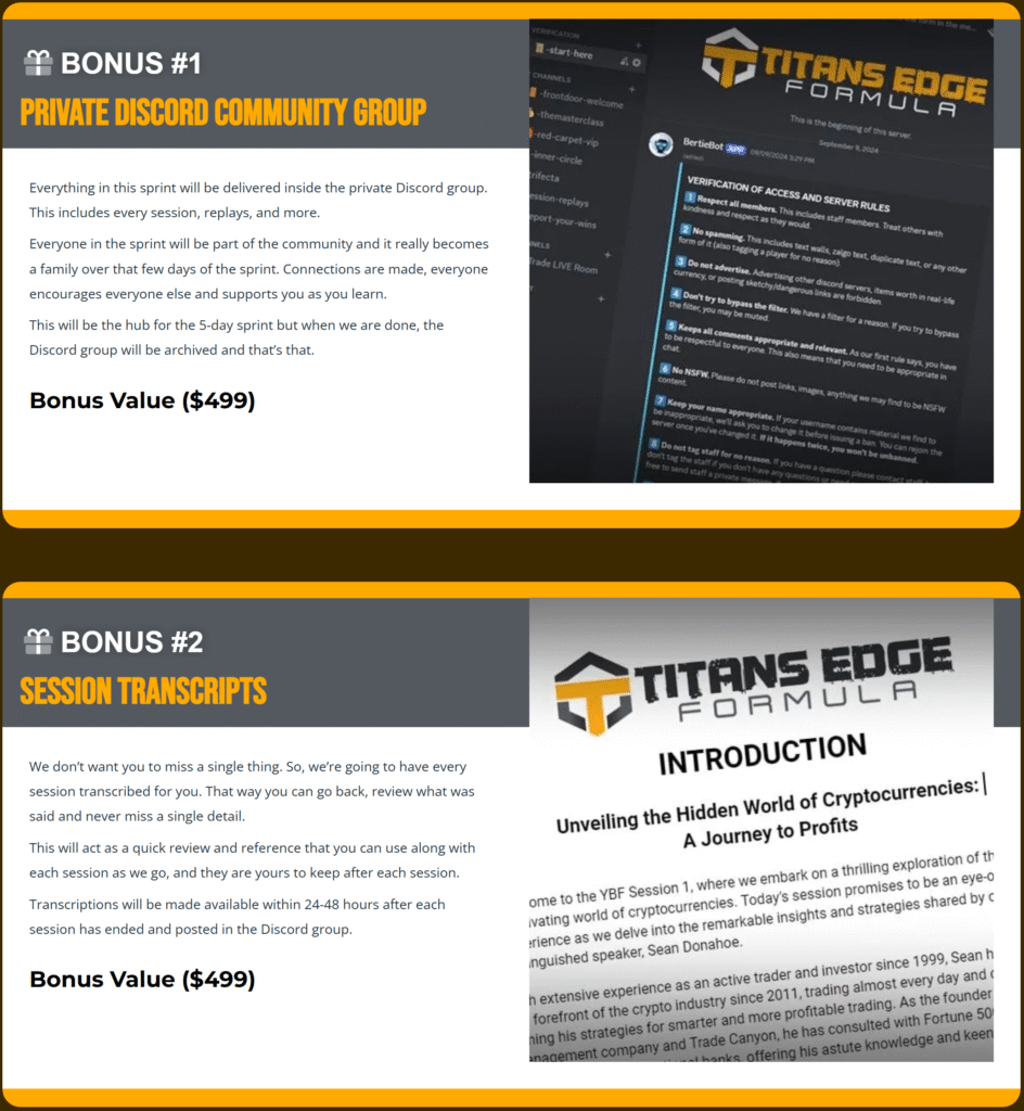 Titan's Edge Bonus 1-2