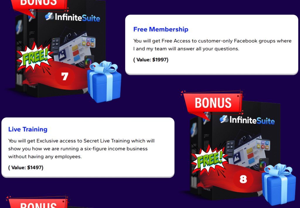 InfiniteSuite Bonus 7-8