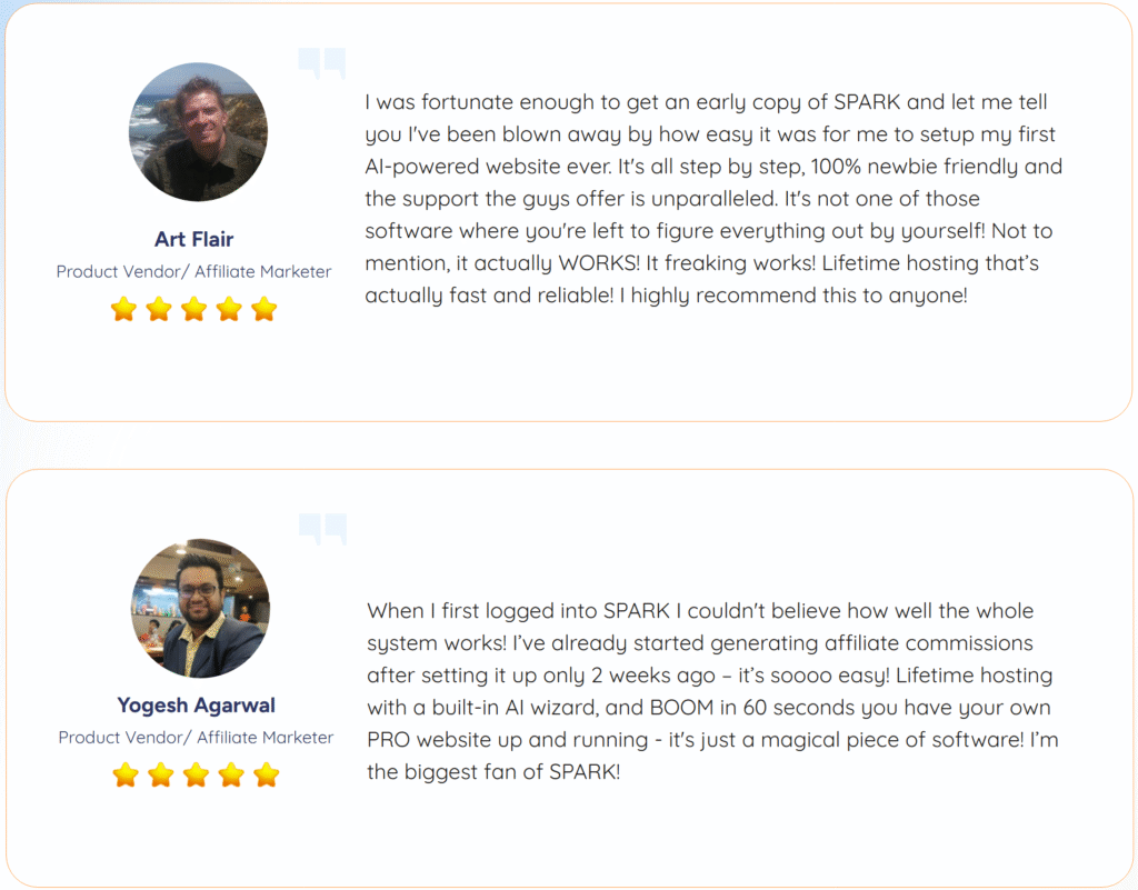 Spark AI Testimonials
