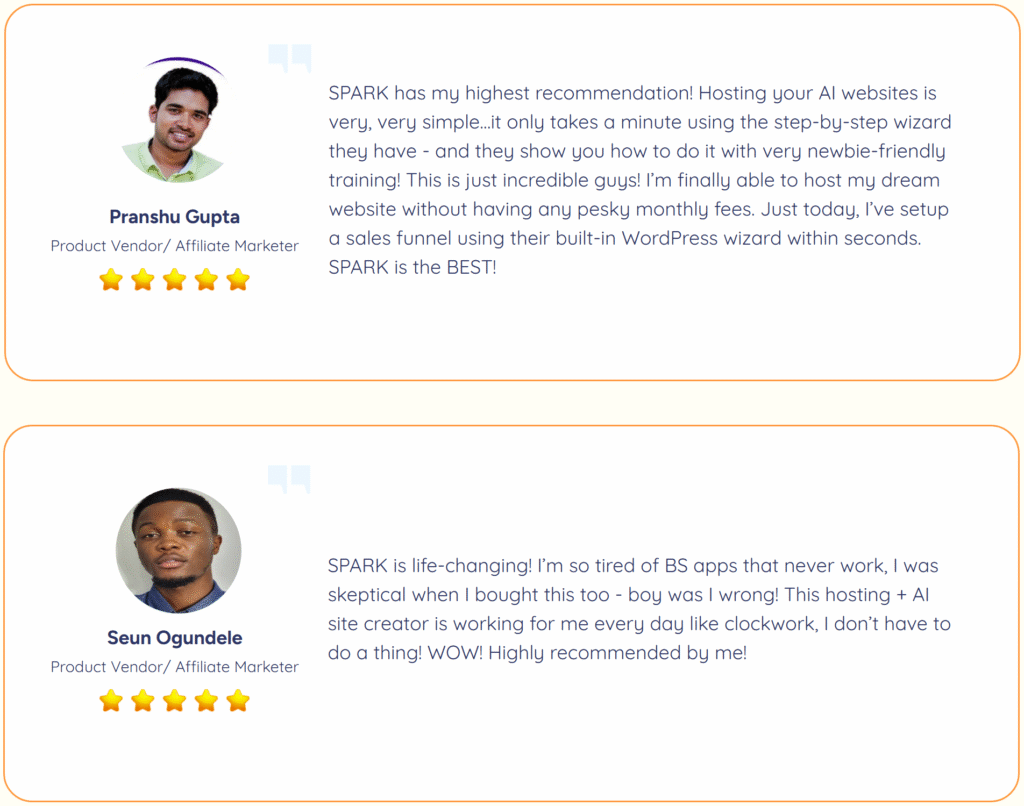 Spark AI Testimonials