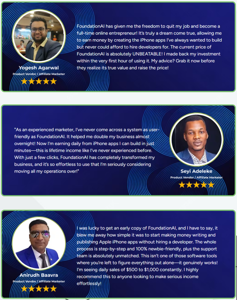 FoundationAI Testimonials