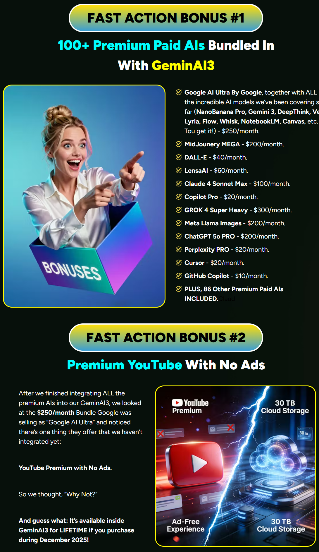 GeminAI 3 Bonuses