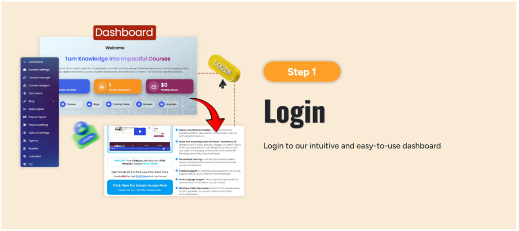 Tutoric AI 2.0 Step 1