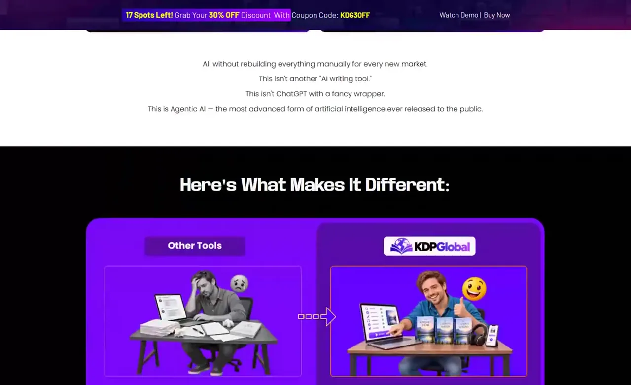 Frame from the KDPGlobal walkthrough video