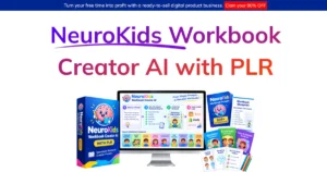 NeuroKids Workbook Creator AI sales page