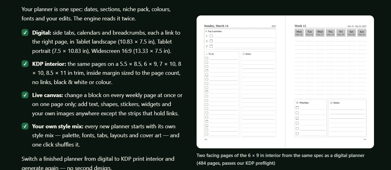 PlanPress Studio product on the vendor's sales page