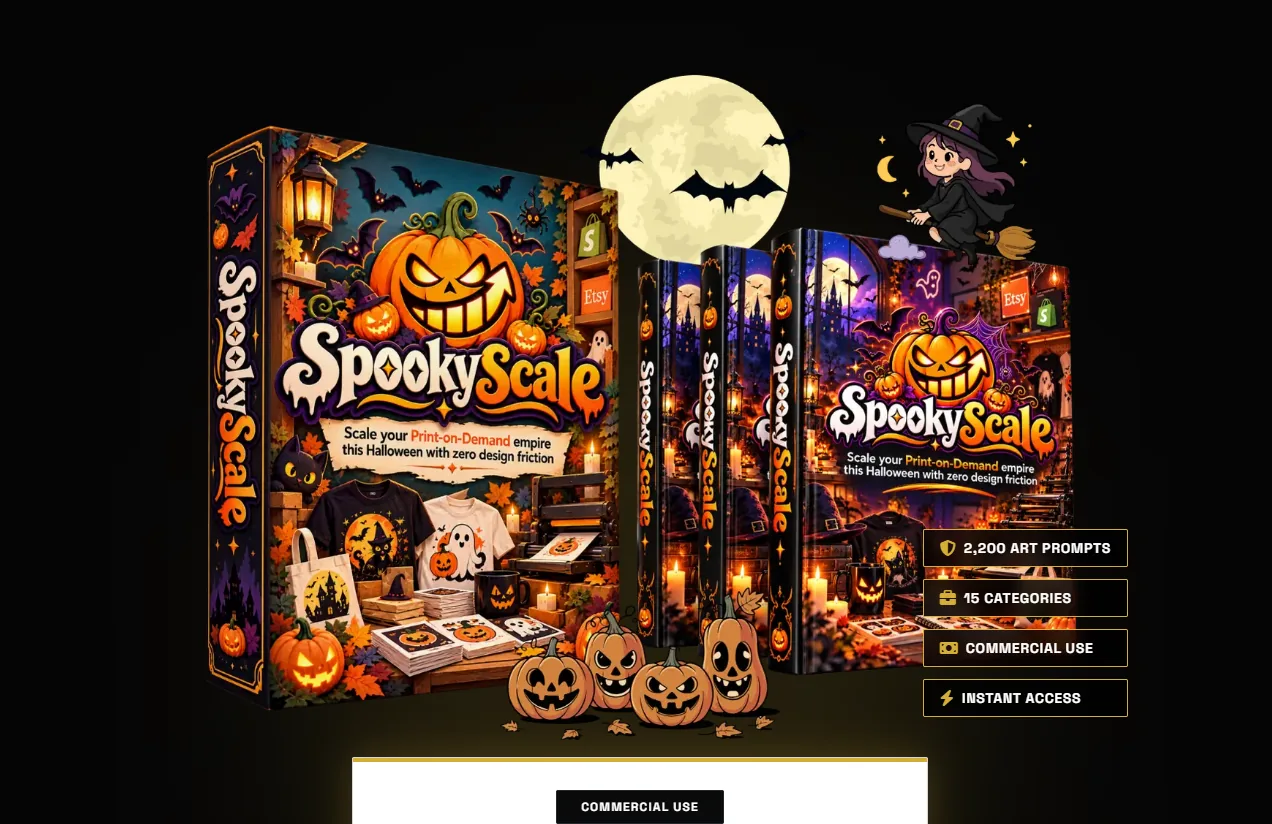 SpookyScale product on the vendor's sales page